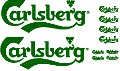 Skilteskoven 004. Carlsberg (grøn).
