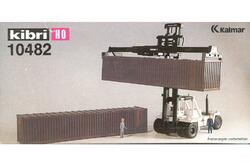 Kibri 10482. Kalmar DCF70 ECH container løffter.