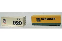 Roco 40060. Container + veksellad. P&O + SCHENKER.