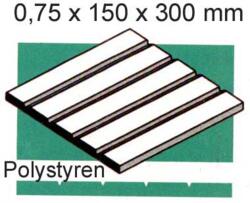 Evergreen Scale Models 3047. 1 st. Brædderillet 1,25 mm. Plastik