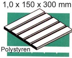 Evergreen Scale Models 4067. 1 st. Brædderillet 0,95 mm. Plastik