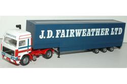 Herpa 141819(GB). Volvo F12. J. D. FAIWAEATHER LTD.