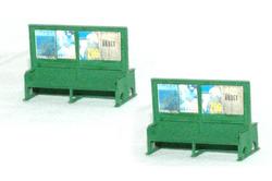 Witzel 24-103. Stationsbænke. 2 stk.