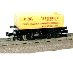 Lima 320608. PO 7 Plank Coal Wagon. P.W.SPENCER. TILBUD.
