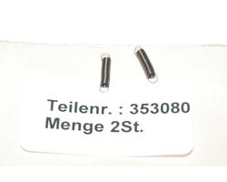 Märklin 353080-10. Fjeder 7,5 mm. 10 stk.