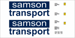 Skilteskoven  051. Samson Transport.