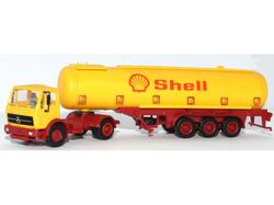 Herpa 141 X. MB tankvogn SHELL.