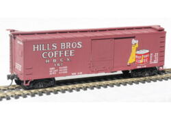 Train Miniature 8060. Box Car. Hills Bros. Cofee.