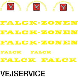 Skilteskoven UDR 600-016N. Falck-Zonen. Vejservice.