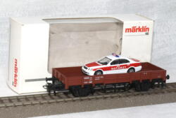 Märklin 00752-12. DB åben godsvogn med bil.