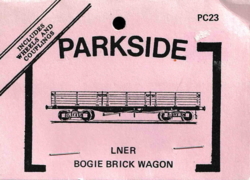 Parkside Dundas PC23. LNER Bogie Brick Wagon.