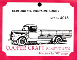 Cooper Craft 4018. Bedford ML Dropside Lorry.