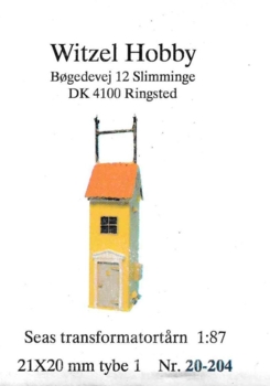 Witzel Hobby 20-204. SEAS Transformatortårn.