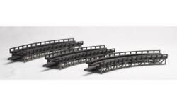 Faller 28290r X. Brostykke, krum. 3 stk. Forskellige radier.