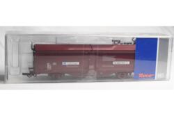 Roco 76169/3. SJ Tbis 25 74 571 5 141-9. Dodsvogn med skydevægge og skydetag.