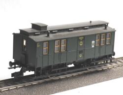 Fleischmannb 5057 BX. DRG postvogn til sidebaner.