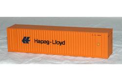 Walthers 1705. 40' container. Hapag-Lloyd.