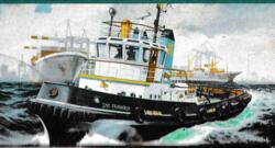 Revell 05209  (Loc 1). Havneslæbebåd SMIT "Frankrijk".