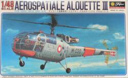 Fujimi 5A46. Aerospatiale Alouette III. Det Danske Flyvevåben.