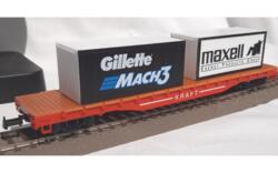 Mehano 2002. KRAFT Flatcar med 2 containere.