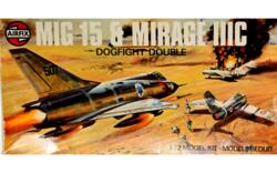 Airfix 03143-5. MIG 15 & MIRAGE IIIc.