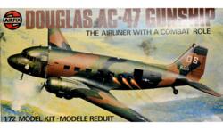 Airfix 04016-7. DOUGLAS AC-47 GUNSHIP.