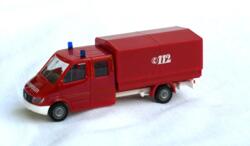 Herpa 043083. MB Sprinter. ladvogn med presenning