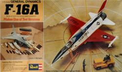 Revell H-222 B. General Dynamics F-16A,
