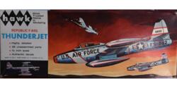 hawk 505-100 B. Republic F-84G THUNDERJET.