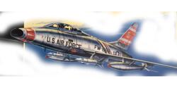 AMT 8892 B. F-100F Super Sabre Fighter-Bomber.