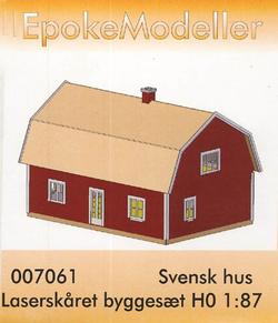 Epoke Modeller 7061. Svensk træhus.
