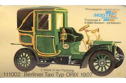 Alt Berlin 111002. 1907 Berliner Taxi Typ ORIX. 2 stk.