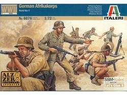 Italeri 6076. WW II. WH Afrikakorpssoldater. DAK. 50 stk.