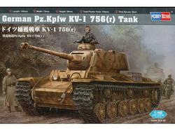 Hobby Boss 84818. WWII WH Pz.Kpfw KV-1 756(r) Kampvogn.