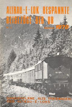 An. BB. Altbau E Lok. Bespante Reisezuge der DB. Nr 9.