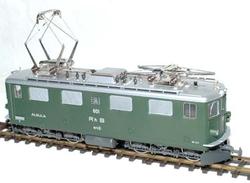 Bemo 1250 121. Rh.B. Ge 4/4. Elektrisk lokomotiv.