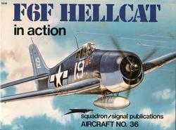 Squadron. Aircraft  # 36. F6F  Hellcat in action.