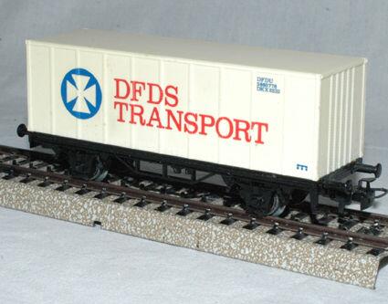 Buy Märklin 44001DK. DSB containervogn. DFDS Transport. - Offer: 450 ...