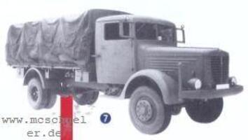 Camion Weinert 4584 Büssing Nag 500 Wehrmachtsausführung - Échelle HO (1:87) En Métal Blanc