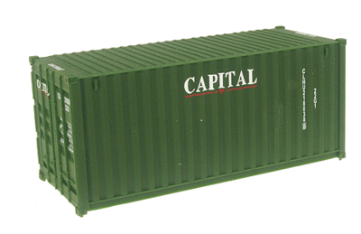 Walthers 2020. 20' container. Capital.