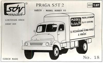 SDV 18. Praga S5T 2. Lastbil.