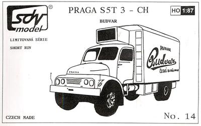 SDV 14. Praga S5T 3. Kølebil.