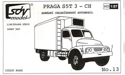 SDV 13. Praga S5T 3. Kølebil.