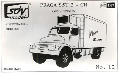 SDV 12. Praga S5T 2. Kølebil.