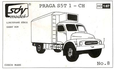 SDV 8. Praga S5T 1. Kølebil.