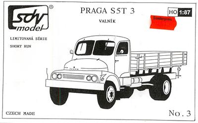 SDV 3. Praga S5T 3. lastbil.