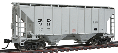 Walthers 932-41306. Trinity Cement Covered Hopper. CRDX.