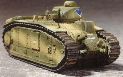 Trumpeter 07263. French Char B1 bis.