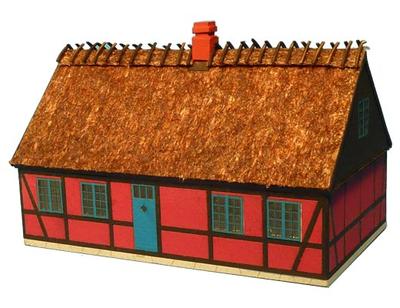 Witzel-Hobby 05-123. Husmandshus. Rødt.