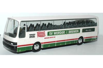 Herpa 111. Kässbohrer Setra S 215 HD. SV Werder Bremen.